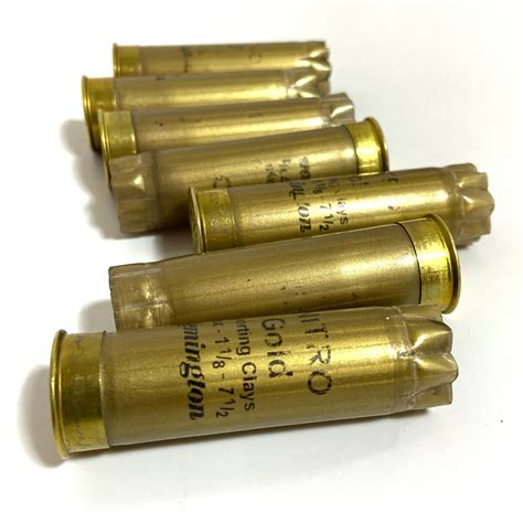 These are all once fired by me and are not pick-ups. . Remington nitro gold hulls